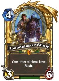 bubba hearthstone|Monster Hunt Houndmaster Shaw Guide .